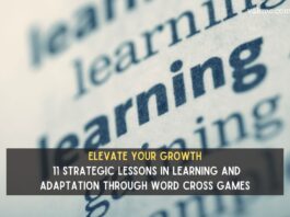 Elevate Your Growth 11 Strategic Lessons in Learning and Adaptation Through Word Cross Games