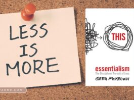 7 Lessons from Essentialism: The Disciplined Pursuit of Less by Greg McKeown.